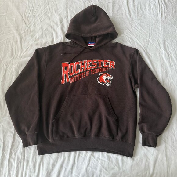 Champion Other - Champion Rochester Institute of Technology Hoodie – Brown Large (L)
